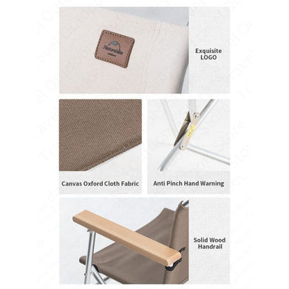 Naturehike Aluminium alloy louvre Chair High-Stripes - Line bamboo pattern