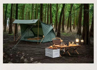 Naturehike Extend 4.8 Cotton Eaves Tower Tent - Green