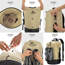 Naturehike TB03 shimmer TPU wet and dry separation waterproof Bag 30L - Khaki