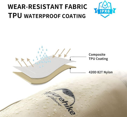 Naturehike TB03 shimmer TPU wet and dry separation waterproof Bag 30L - Khaki