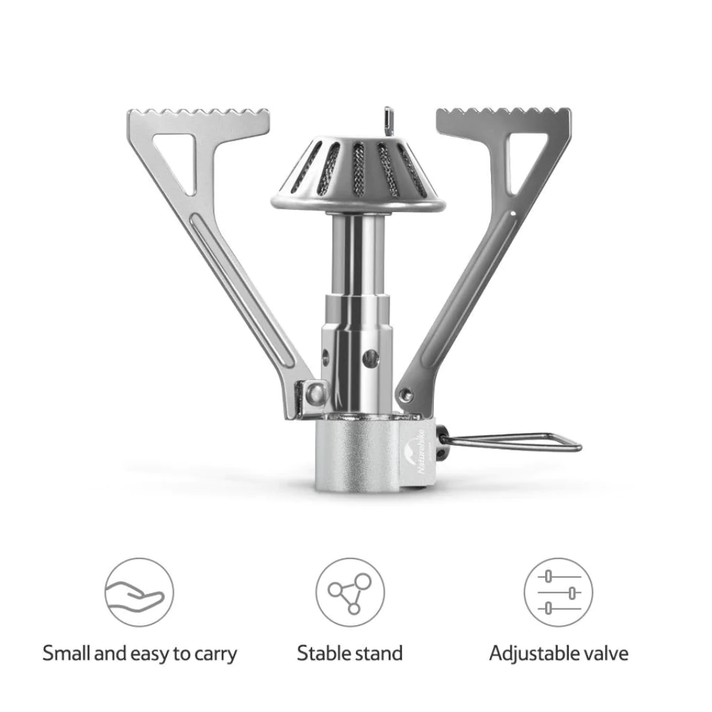 Naturehike Mini folding camping stove - Silver