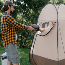 Naturehike Foldable Portable Changing Tent - Brown