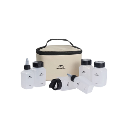 Naturehike Shiwei Portable Seasoning Bottle Set - 6 in 1