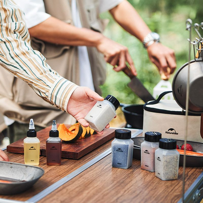 Naturehike Shiwei Portable Seasoning Bottle Set - 6 in 1
