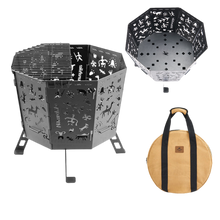 Naturehike Totem Folding Fire Pit - Black