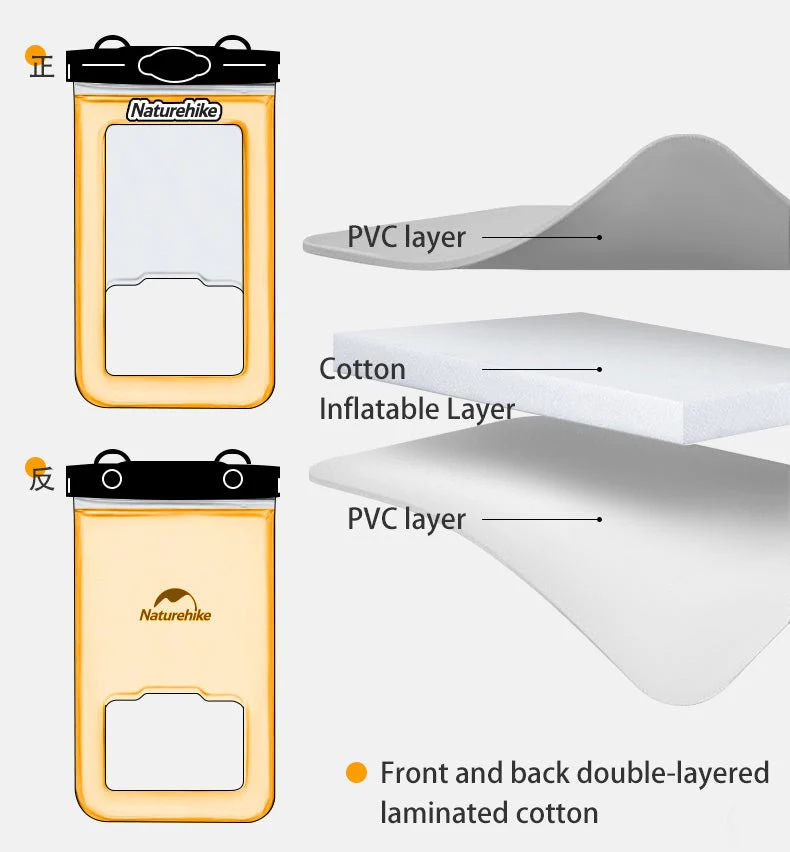 Naturehike Waterproof Floating Phone Bag - Yellow