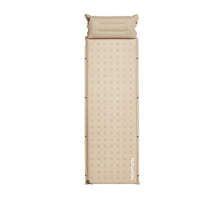Naturehike D Series Automatic Inflatable Single Cushion with Built-in Pillow 200x65x3 - Khaki