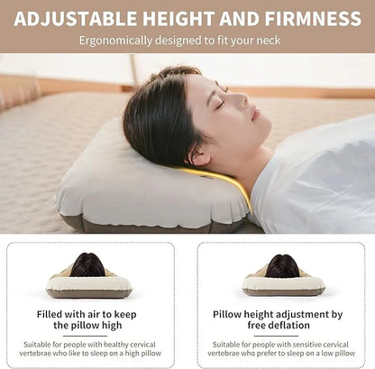 Naturehike 2-in-1 Sponge Pillow - Brown