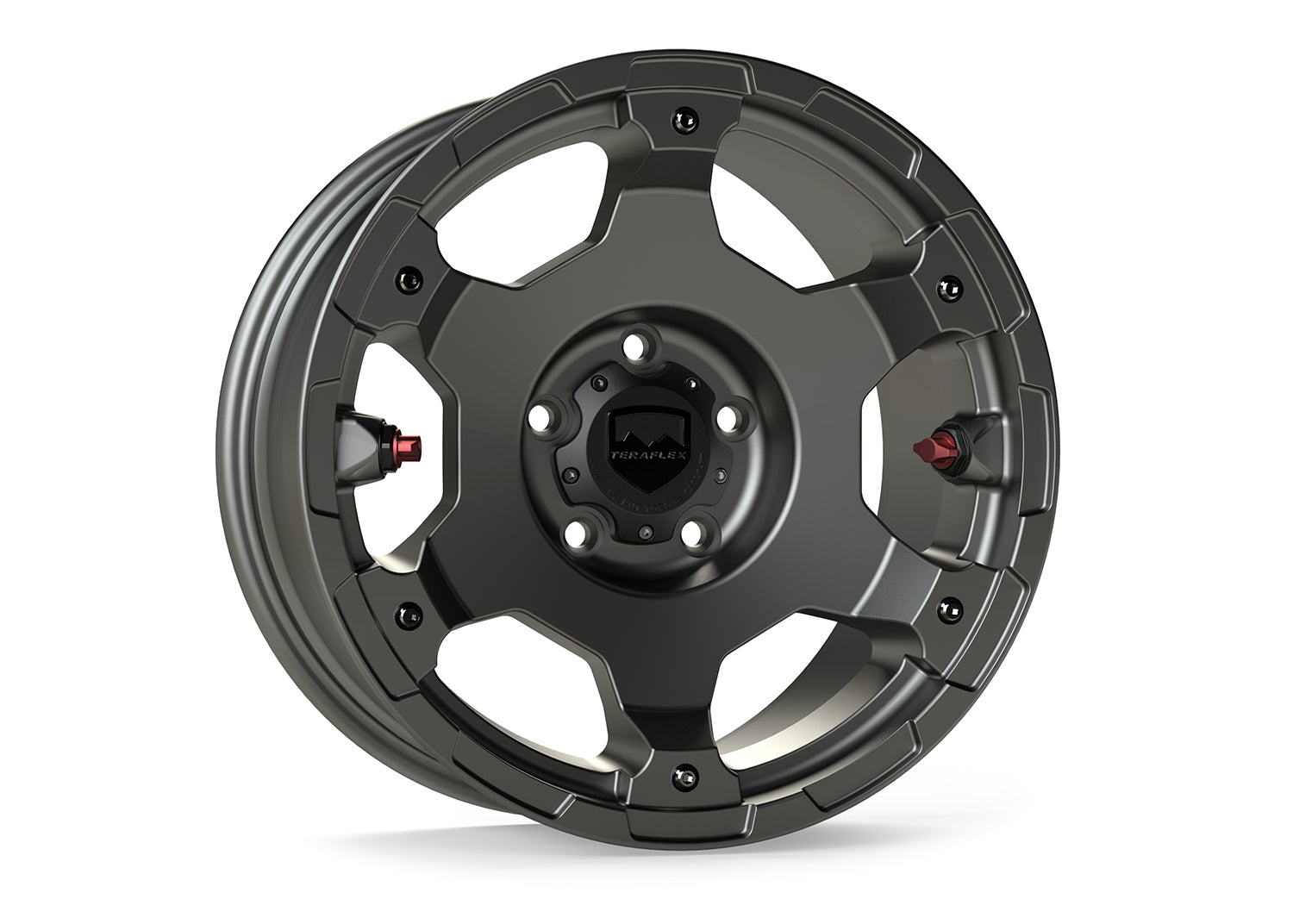 TERAFLEX | NOMAD OFF-ROAD WHEEL DELUXE | 17X8.5 5X5.0 0 OFFSET | TITANIUM GRAY | JK/JL/JT