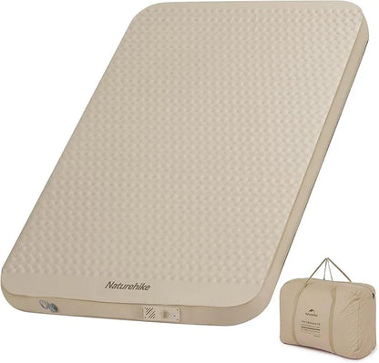 Naturehike Yugu Double Comfort Automatic Inflatable Cushion With Inner Inflatable Pump 200x132x12 - Beige