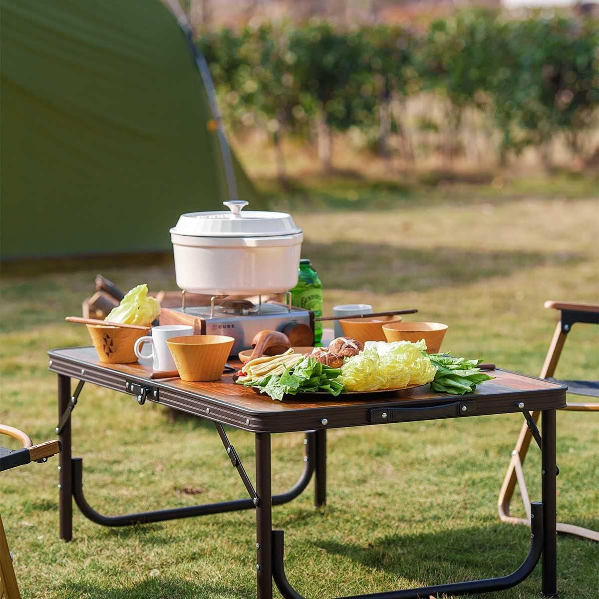 Naturehike MDF outdoor folding table (Small) - retro Color