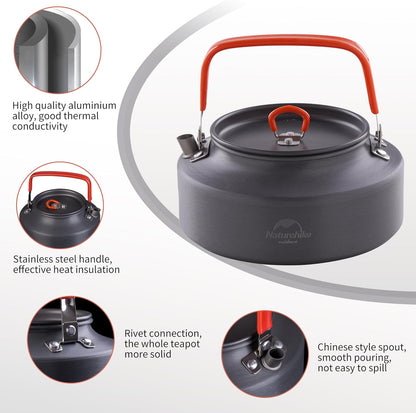 Naturehike Outdoor picnic teapot 1.45L - Grey