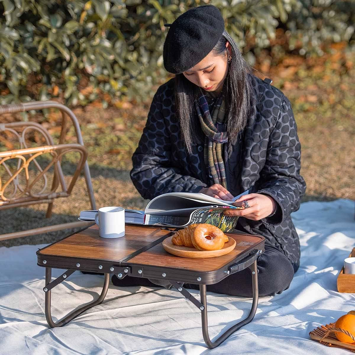 Naturehike MDF outdoor folding table (Small) - retro Color