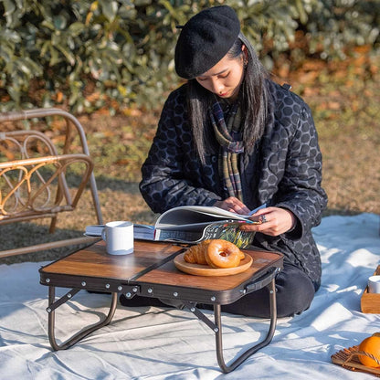 Naturehike MDF outdoor folding table (Small) - retro Color