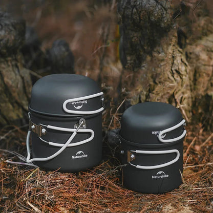 Naturehike Wild Trekking 4 in 1 Camping Cookware Set - Gray