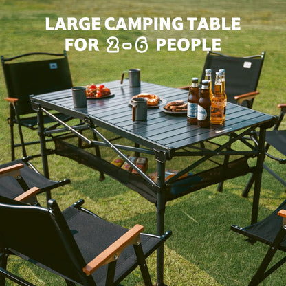 Naturehike Simple Star H01 Foldable Table 120x70x73 - Black