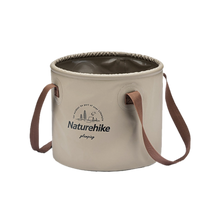 Naturehike foldable round bucket 20L - Light Brown