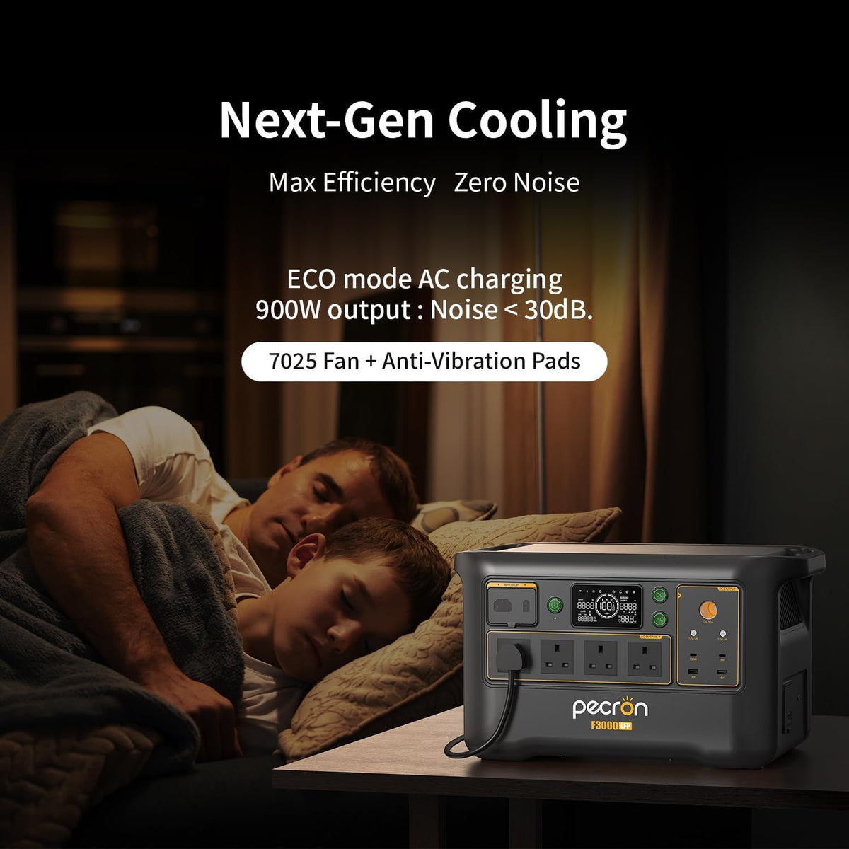 PECRON F3000LFP Portable Power Station 3072Wh / 3600W