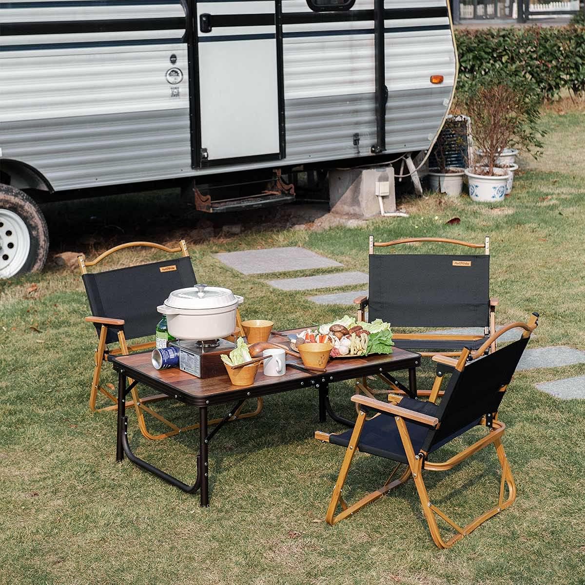 Naturehike MDF outdoor folding table (Small) - retro Color