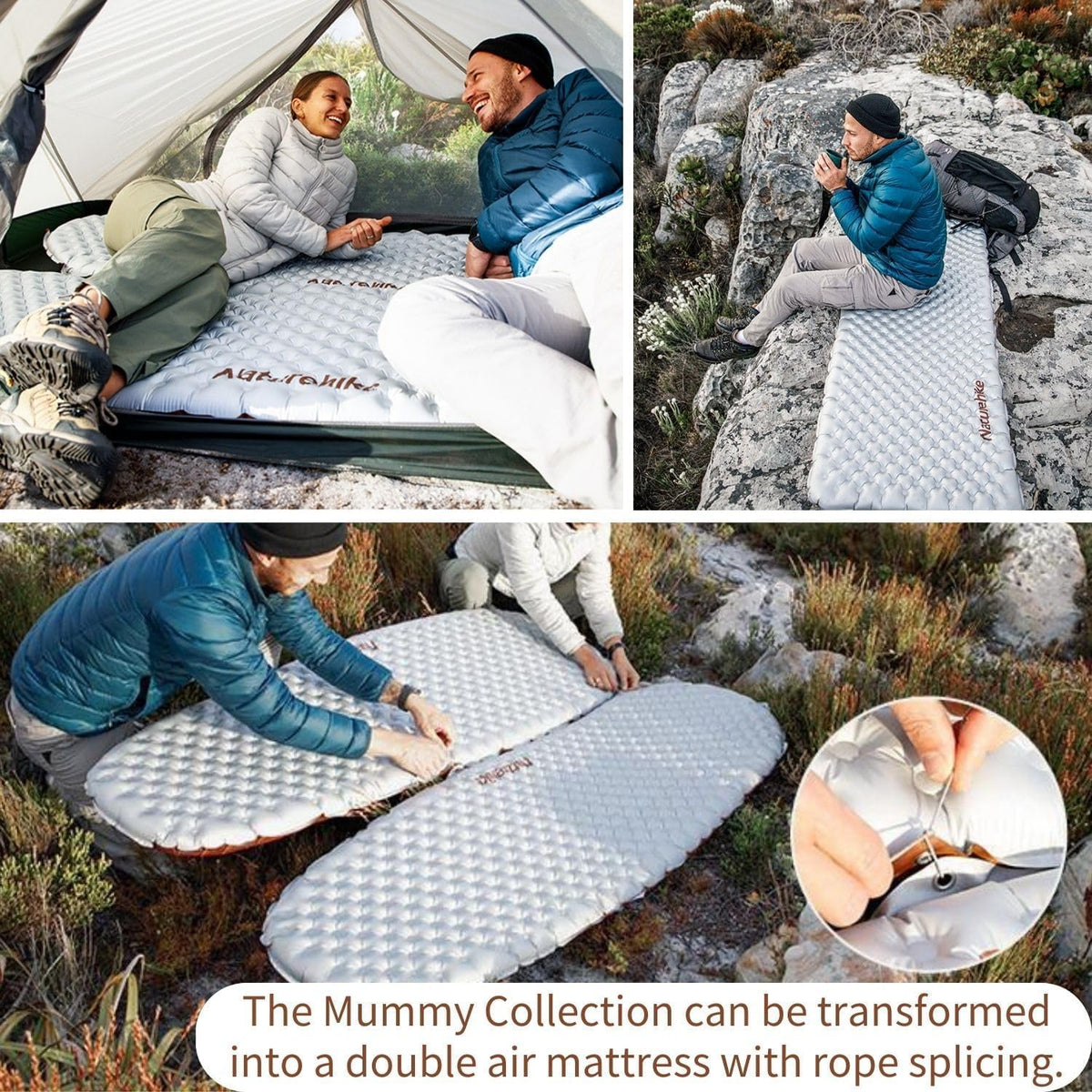 Naturehike R3.5 Ultra light sleeping pad Mummy Small - Black