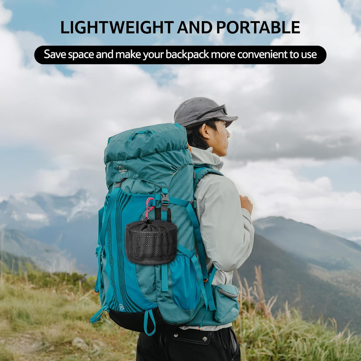 Naturehike TDG02 outdoor Ti pot (1300ML) - Ti Color