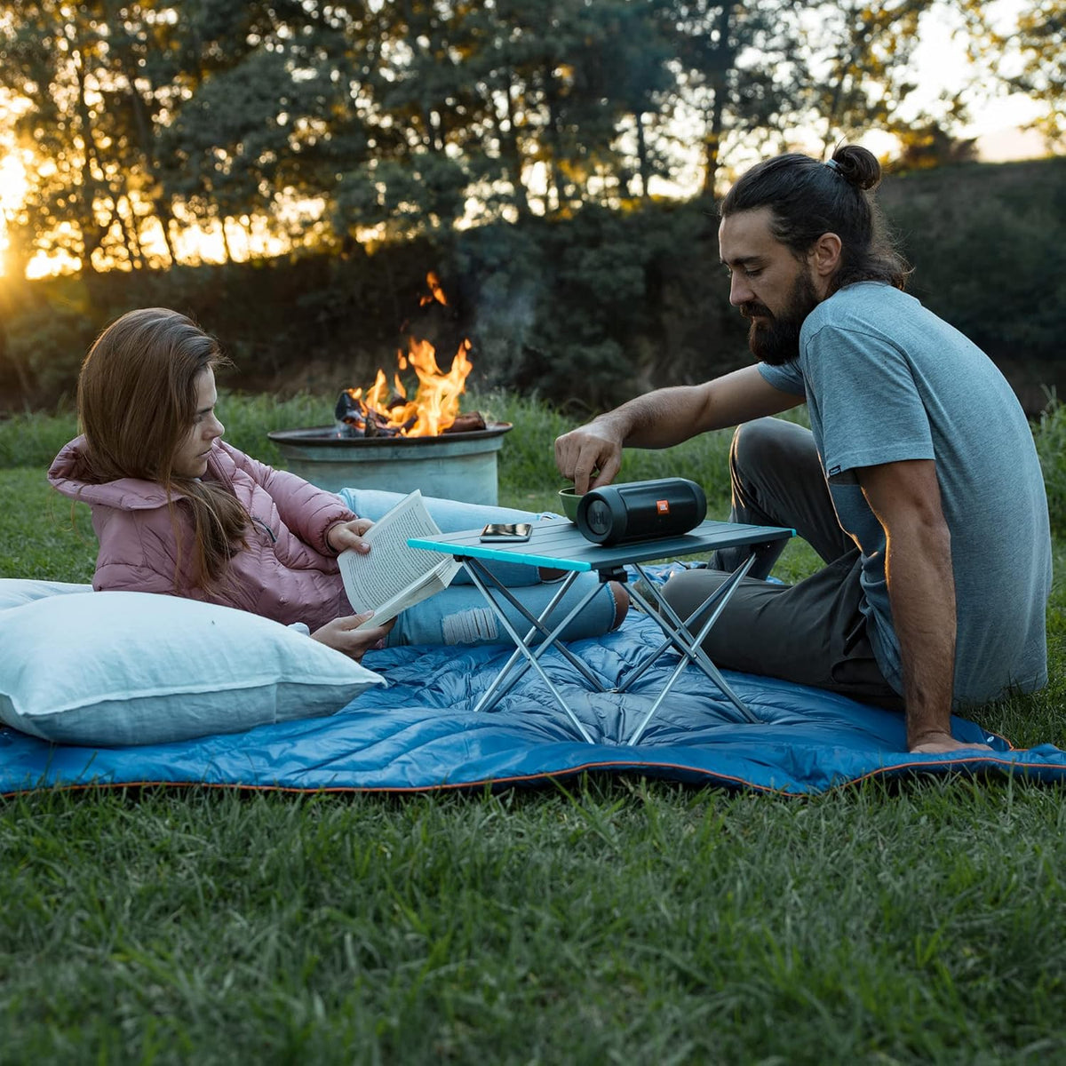 Naturehike FT08 Aluminium alloy folding table (Small) - Rock Black