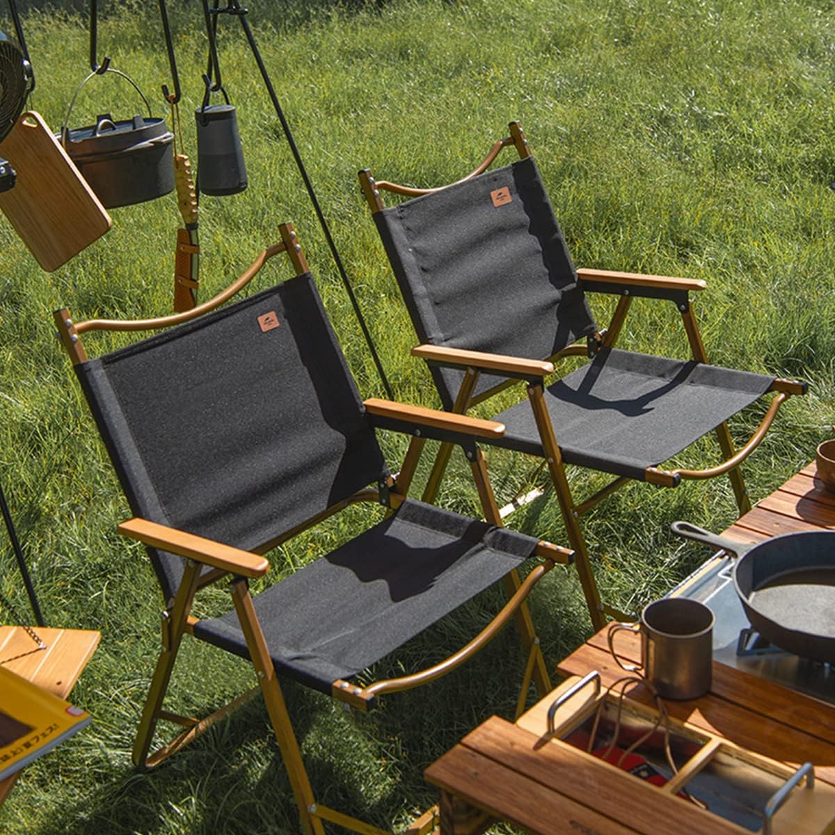 Naturehike MW02 outdoor folding Chair - large Black