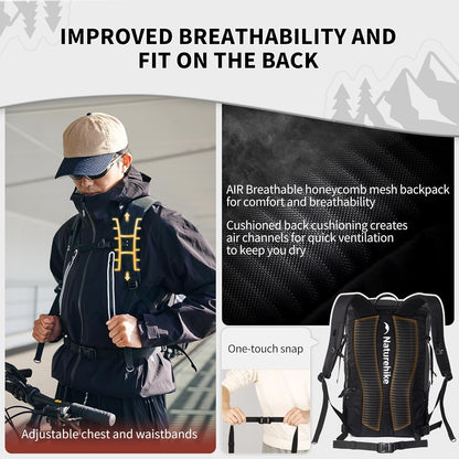 Naturehike Helium Backpack - Black (25L)