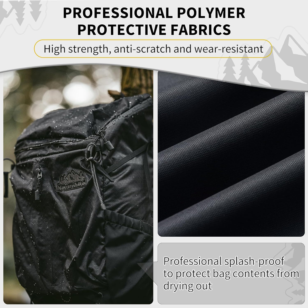 Naturehike Helium Backpack - Black (25L)
