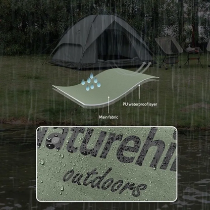 Naturehike Automatic Tent for 3-4 People 225x205x130 - Forest Green