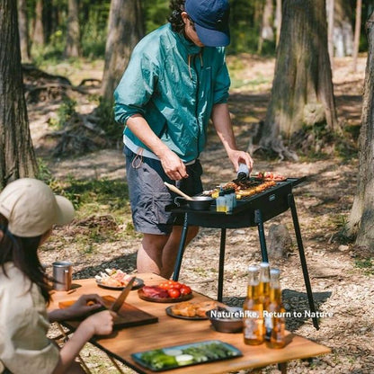 Naturehike (Moyan) Multi-functional Vertical Barbecue Grill 110x29x73 - Black