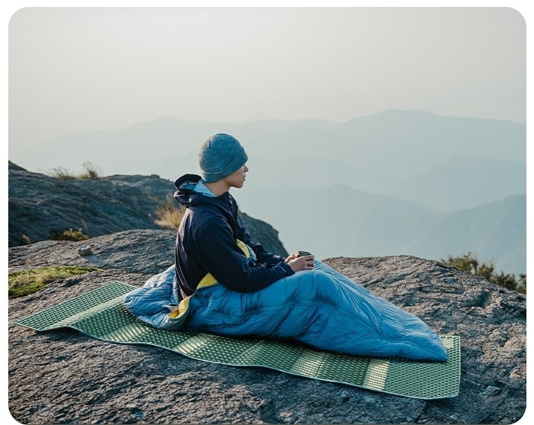 Naturehike Double Troues-R1.8 Egg Nest Folding Moisture Proof Pad 200x120x1.8 - Olive Green