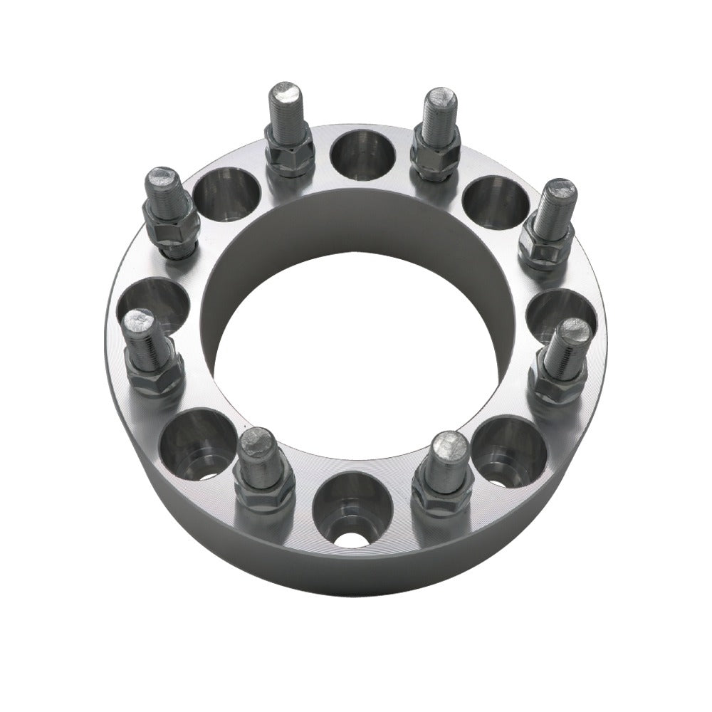 CWA | WHEEL SPACER | CHEVY/GMC 2500HD 1999-2010 | 8X6.5 1.5″ THICK | SILVER