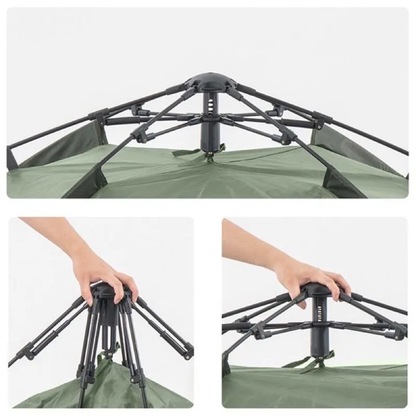 Naturehike Automatic Tent for 3-4 People 225x205x130 - Forest Green