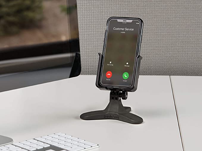 WEATHERTECH | DESKFONE XL UNIVERSAL DESKTOP CELL PHONE HOLDER | BLACK