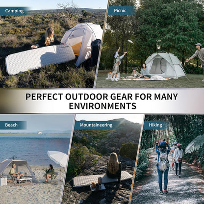 Naturehike Ultralight automatic Inflatable Sleeping Pad - Beige