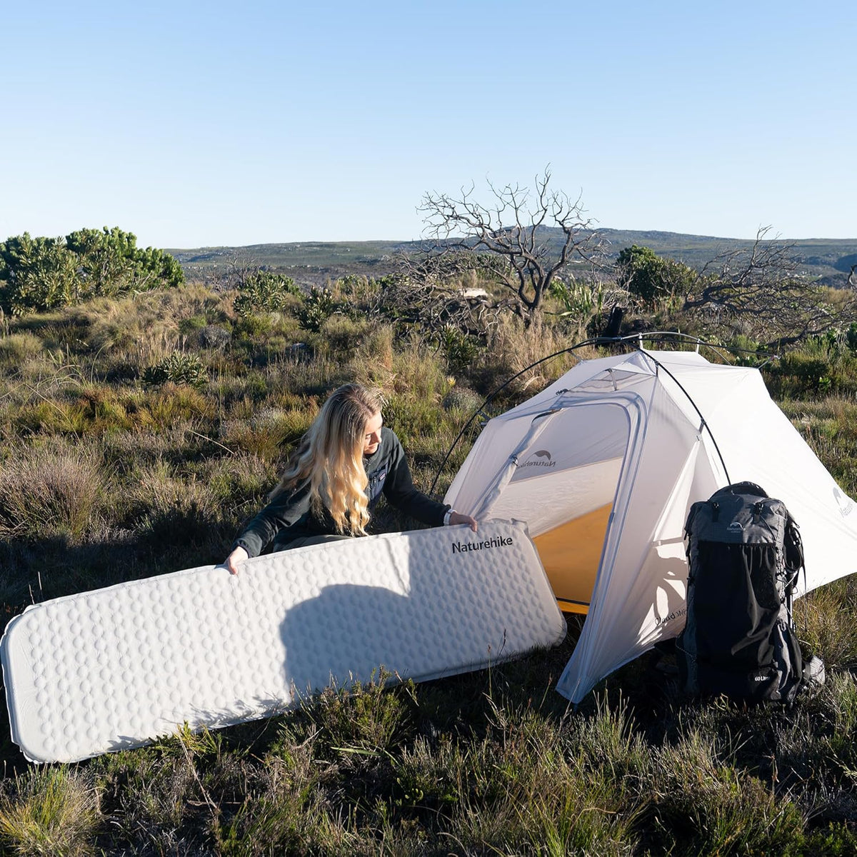 Naturehike Ultralight automatic Inflatable Sleeping Pad - Beige