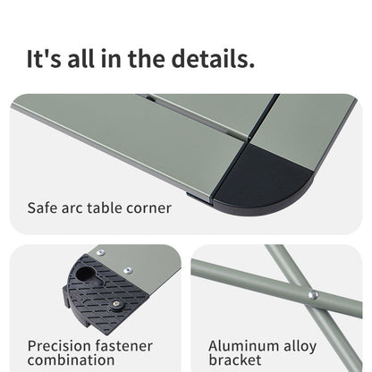 Naturehike Yamami L03 Casual Folding Table - Grey (Medium)