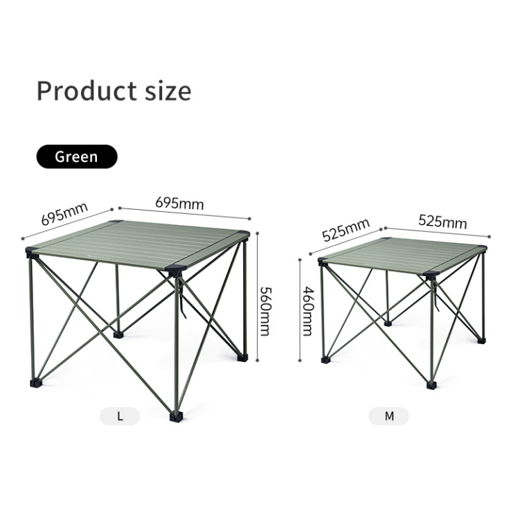 Naturehike Yamami L03 Casual Folding Table - Grey (Medium)