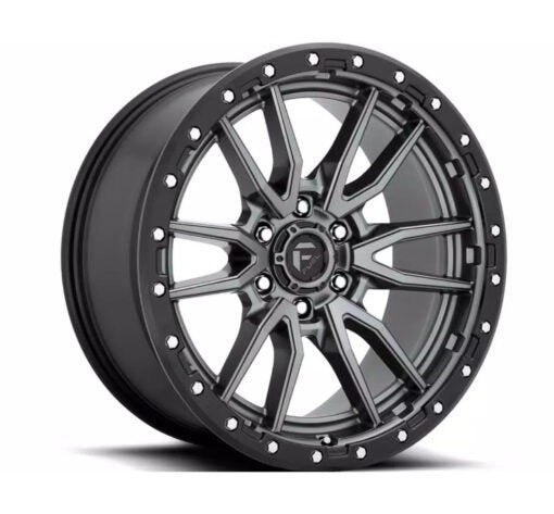 FUEL | D680 REBEL | MATTE GUNMETAL/BLACK BEAD RING