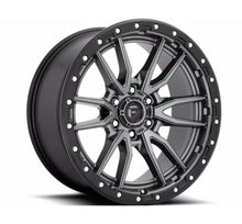 FUEL | D680 REBEL | MATTE GUNMETAL/BLACK BEAD RING