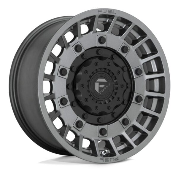 FUEL | D726 MILITIA | 17X9 6X135/6X5.5 1MM OFFSET | MATTE ANTHRACITE & BLACK