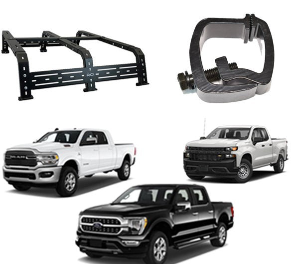 RCI | 12″ HD BED RACK STEEL FOR SHORT AND STANDARD BED | F150/GM 1500 2500/RAM 1500 2500