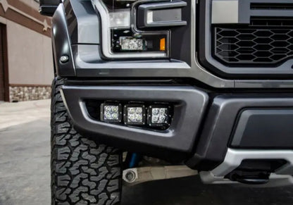 N-FAB | FOG LIGHT BRACKET WITH MULTI MOUNTS | F150 RAPTOR 2017-2022