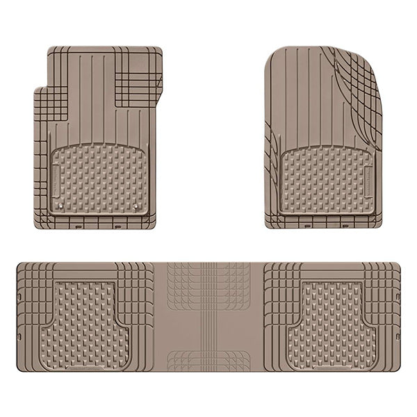 WEATHERTECH | UNIVERSAL TRIM-TO-FIT 3-PIECE FLOOR MAT | TAN