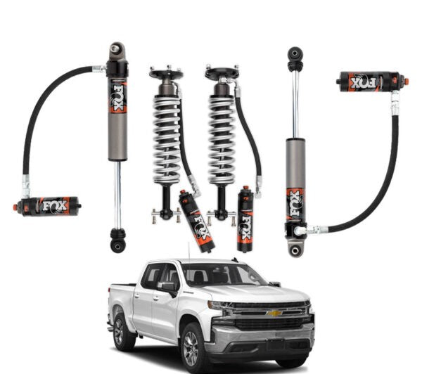 FOX | 3.5″ FRONT & 0-2″ REAR 2.5 PERFORMANCE ELITE RESI ADJUSTABLE SHOCKS KIT | CHEVY/GMC 1500 4WD 2019+
