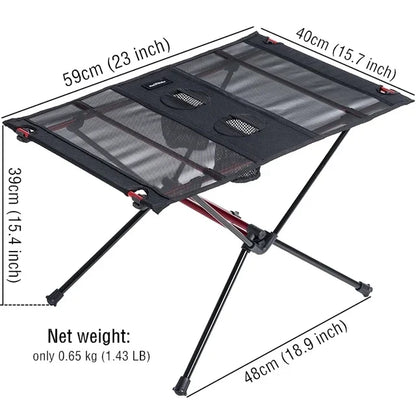 Naturehike FT07 foldable camping table - Black