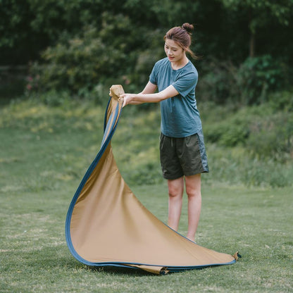 Naturehike Foldable Shower and Changing Tent 115x115x190 - Dark Brown