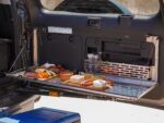 Prado150/GX460 Rear Door Drop Down Table and Cage