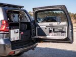 Prado150/GX460 Rear Door Drop Down Table and Cage